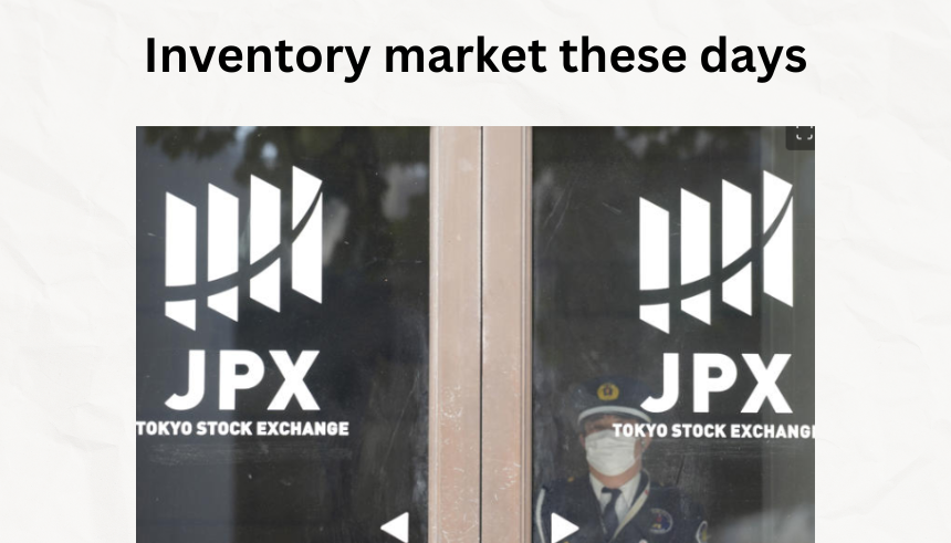 Inventory market these days